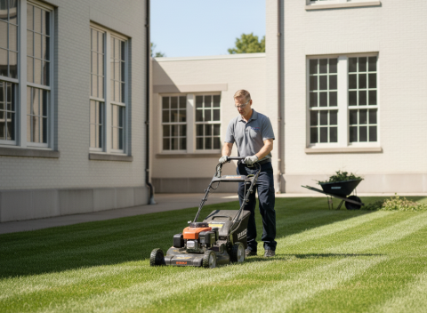 KI generiertes Bild - Gartenarbeiten